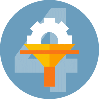 icon representing top insight custom funnels