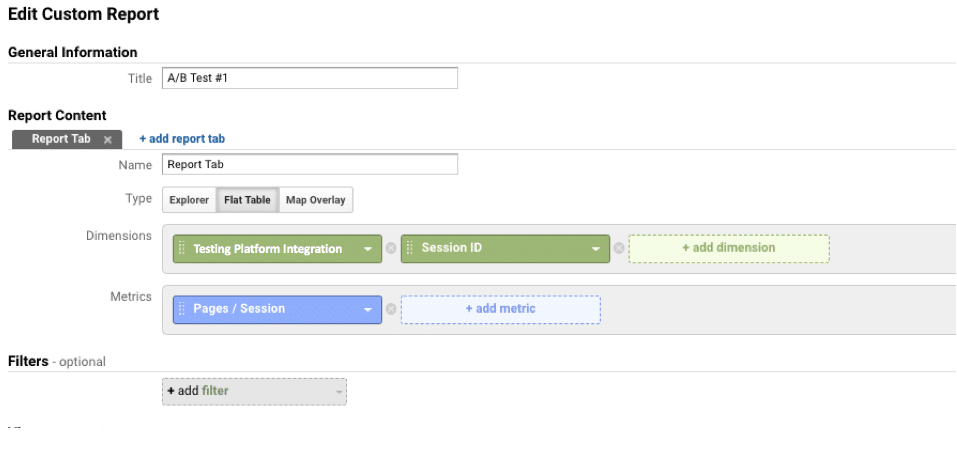 image representing the creation of a custom report