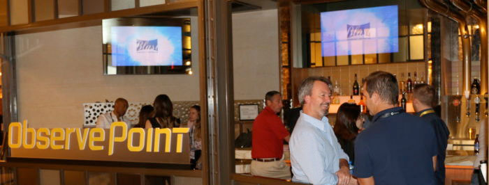 image of bar from blast and observepoint casino night at adobe summit