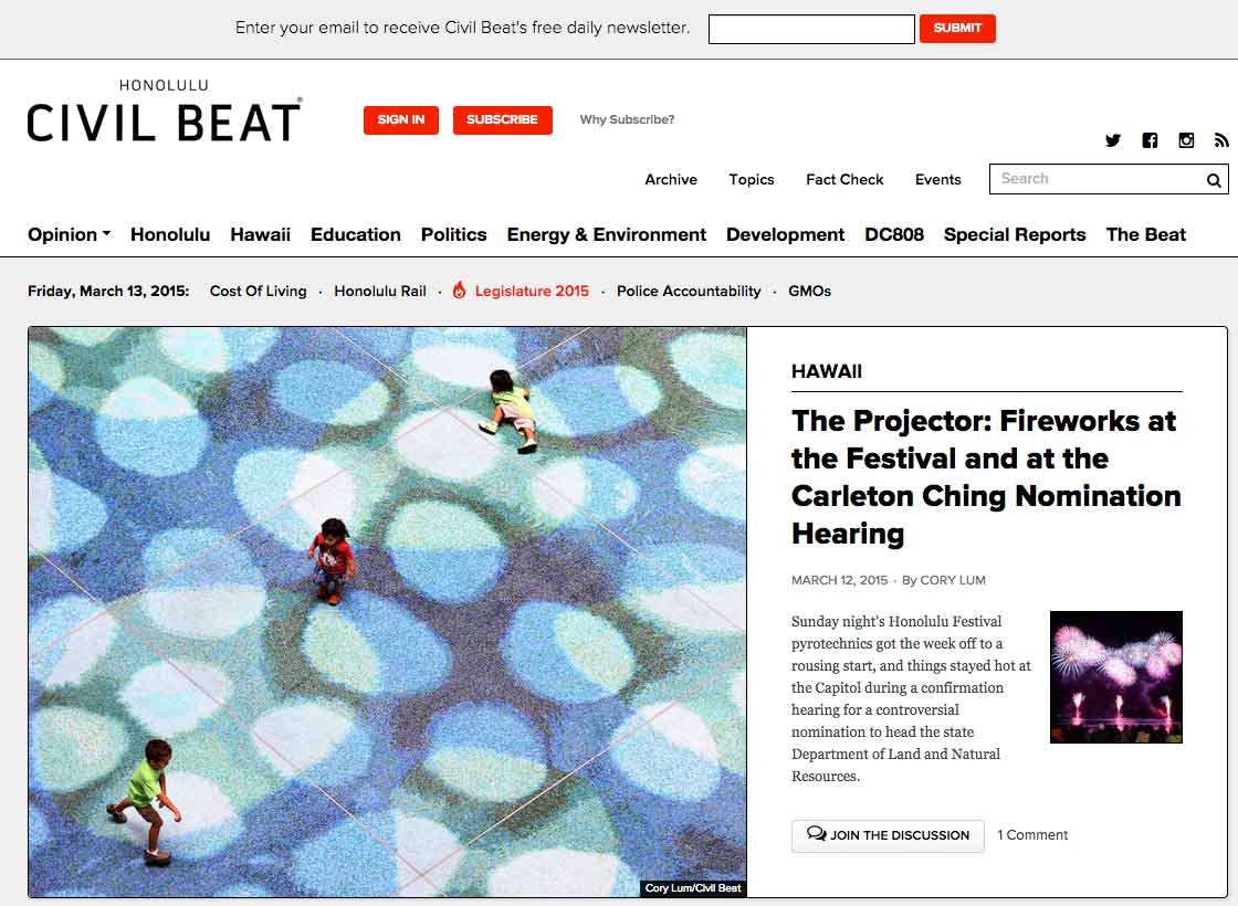 Civil Beat Home Page