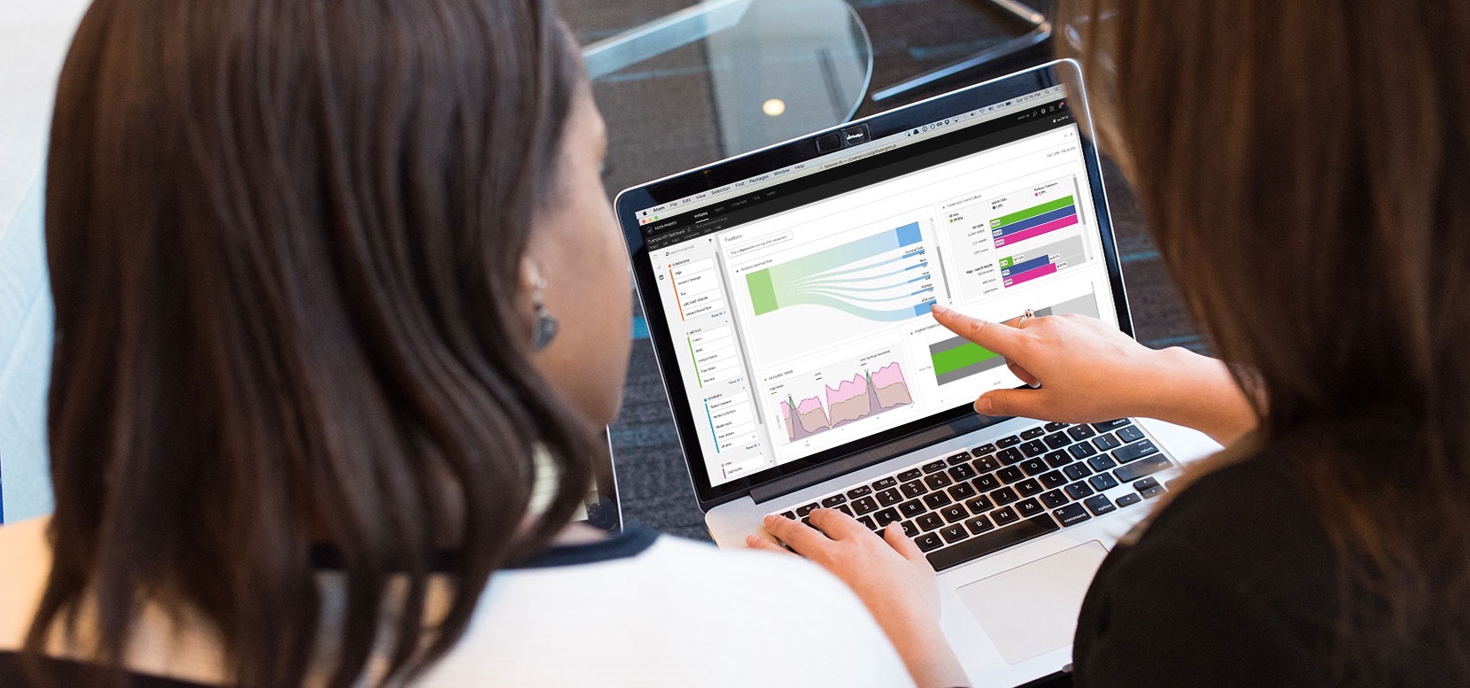image of analytics tools on laptop