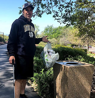 Joe Family Earthday cleanup