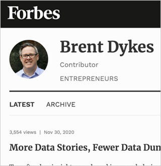 Brent Dykes Forbes Contributor