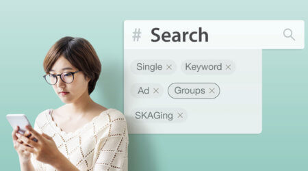 woman optimizing her paid search strategy