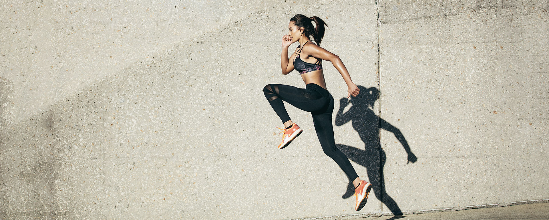 woman exercising outdoors