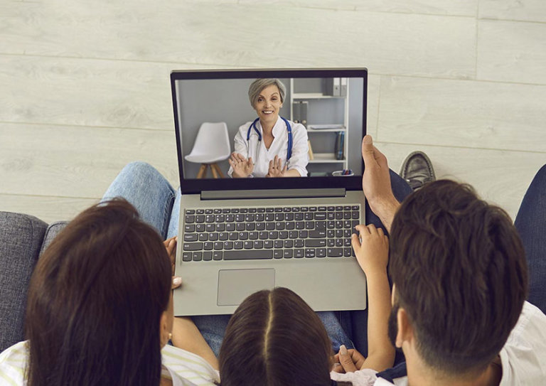 healthcare email signup with family