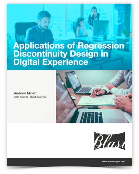 Applications of Regression Discontinuity Design in Digital Experience White Paper