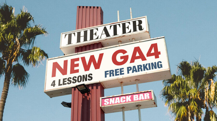 sign that reads new ga 4