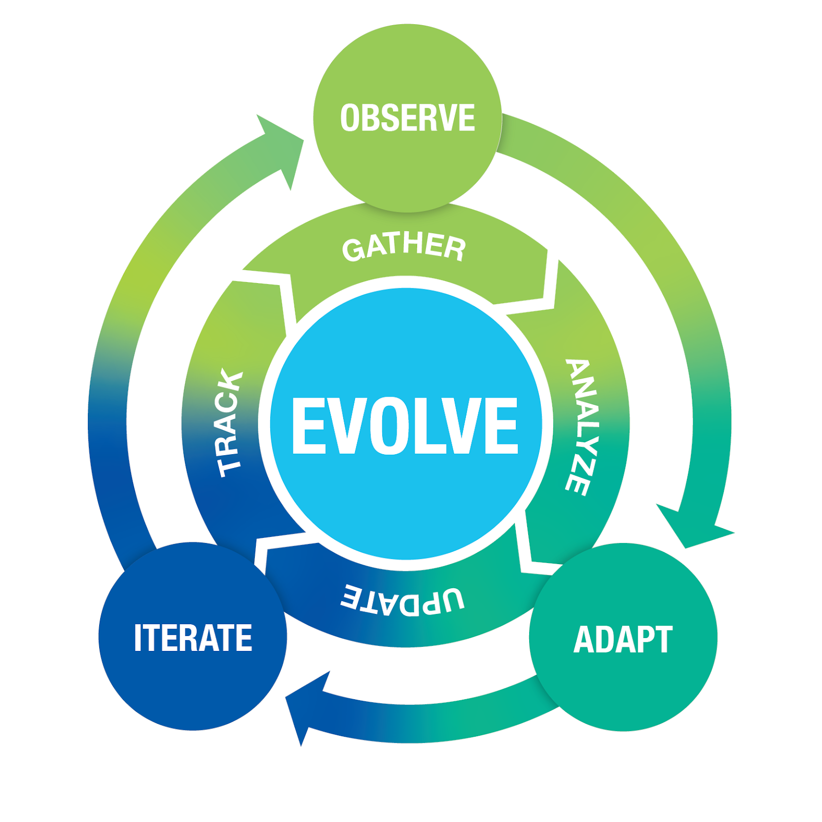 diagram of how to evolve analytic strategies