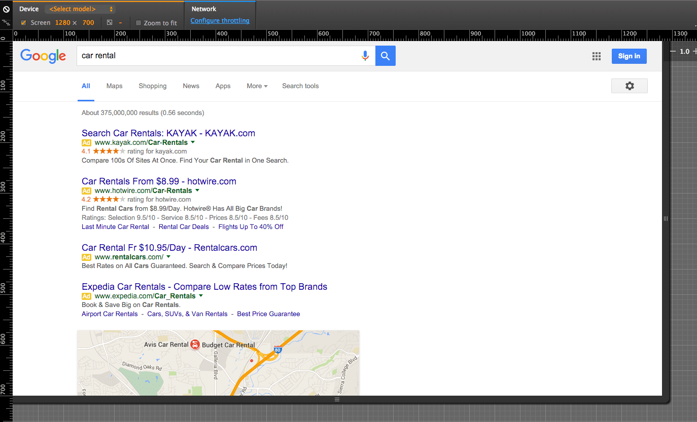 800 screen resolution 4 pack with local PPC ads