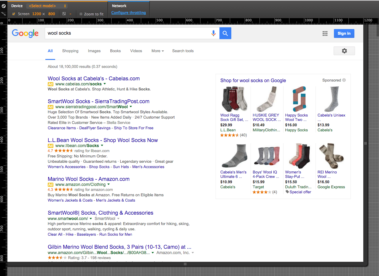 900 screen resolution 4 pack PPC ads