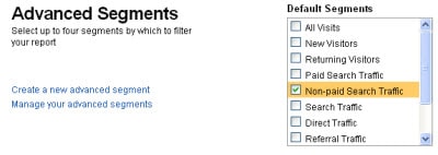 GA-Advanced-Segment-Non-Paid Google Analytics Advanced Segment Non-Paid Search Traffic