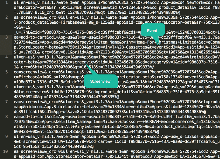 google analytics batch decoder for gtm firebase implementation debug