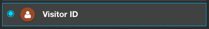 screenshot of AudienceStream Visitor ID Icon