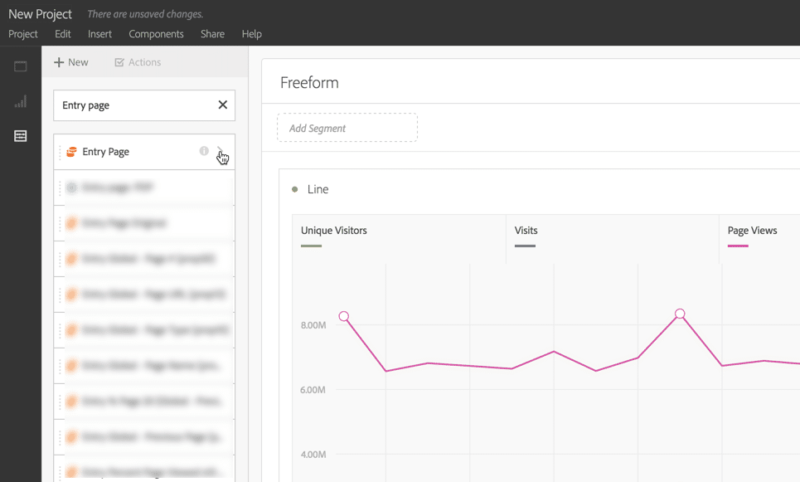 image showing step 2 of adobe analytics analysis workspace segments