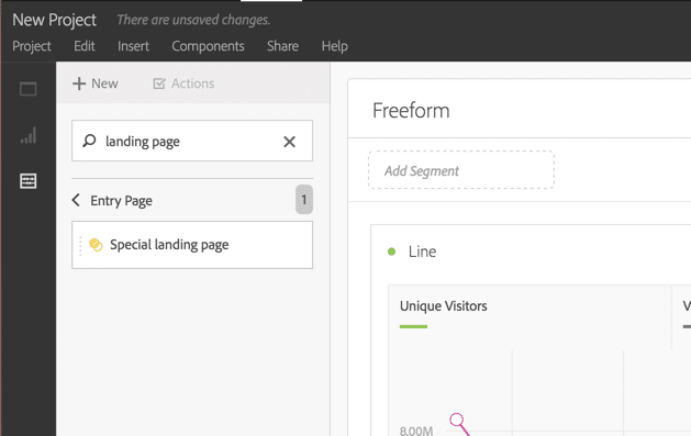 image showing step 3 of adobe analytics analysis workspace segments