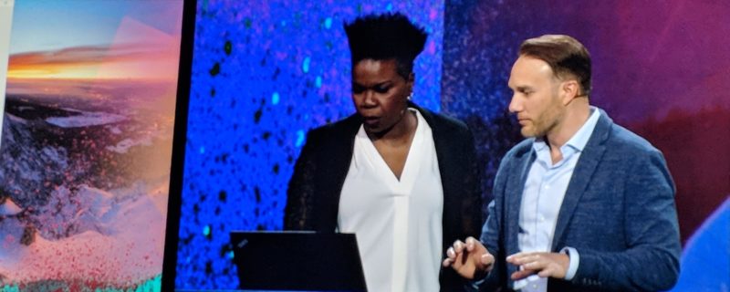 image of presenters at 2018 adobe summit