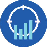 icon representing challenge 4 in an incomplete analytics strategy