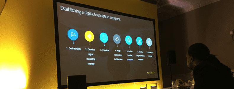 image of establishing a digital foundation slide from validate 2017