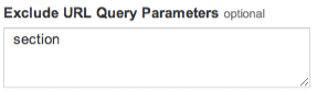 Exclude Section Parameter in GA