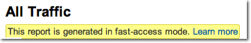 Fast Access Mode in GA