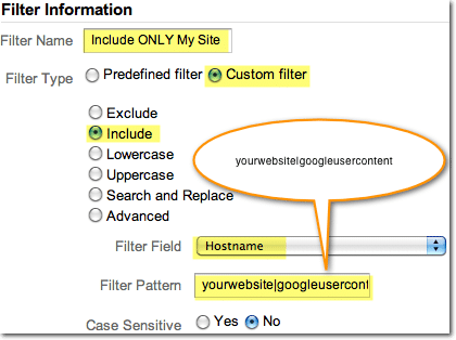 Filter Hostnames - Proactive