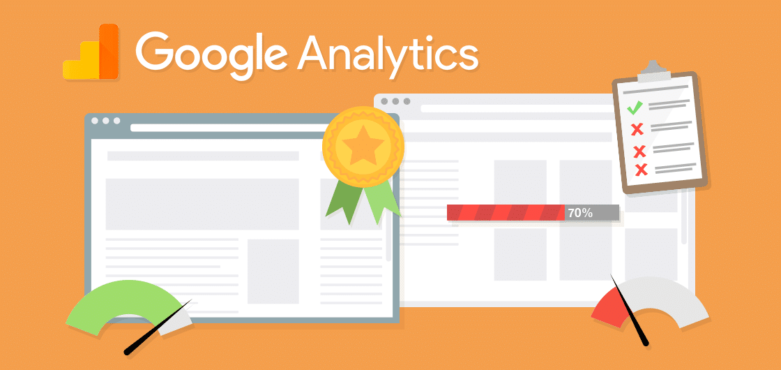 header image illustrating google analytics site speed data quality