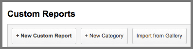 Google Analytics Custom Report Import