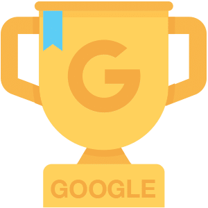 image of google analytics winner trophy