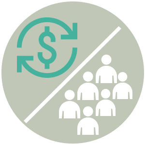 icon representing transaction rate