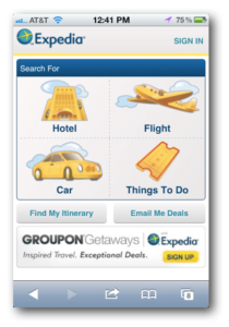 Expedia Great Mobile Experience