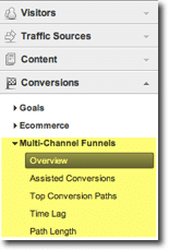 Multi Channel Funnel Navigation