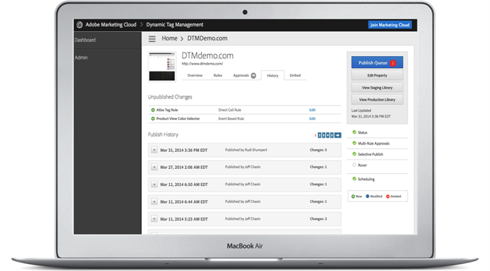 DTM Dashboard