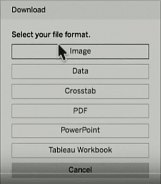 image showing how to import your dashboard form tableau