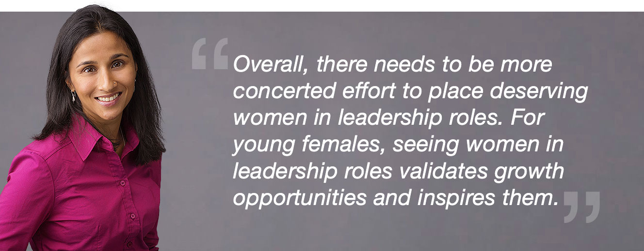 image of blast's roopa carpenter quote regarding women in analytics