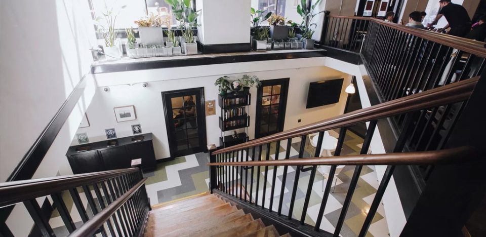 sf office stairs