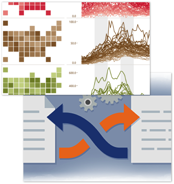 data visualization blending and joining
